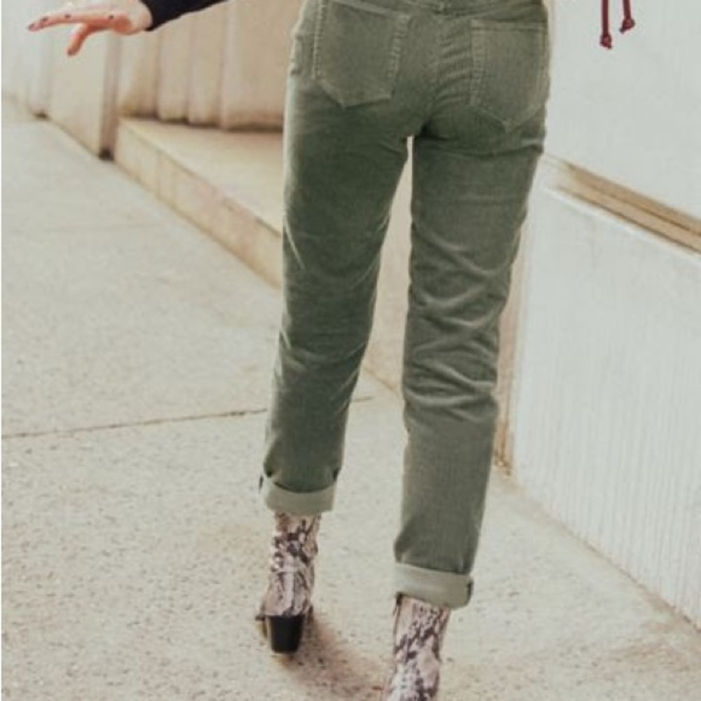Women’s Green Corduroy Pants